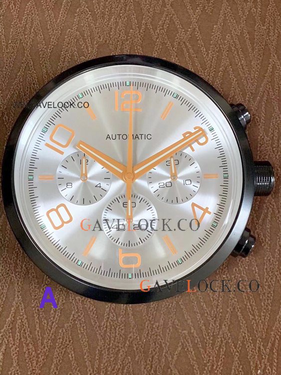 Copy Montblanc Timewalker Chronograph Wall Clock - Black Case Silver Face Copy Montblanc Timewalker Chronograph Wall Clock - Black Case Silver Face